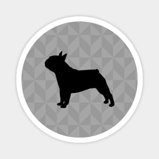 Frenchie or French Bull Dog Lover Gift - Scandi Geometric Silhouette Magnet